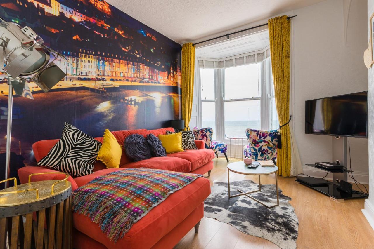 Sea View Ar Lan Y Mor Luxury Apartment آبيريستويث المظهر الخارجي الصورة